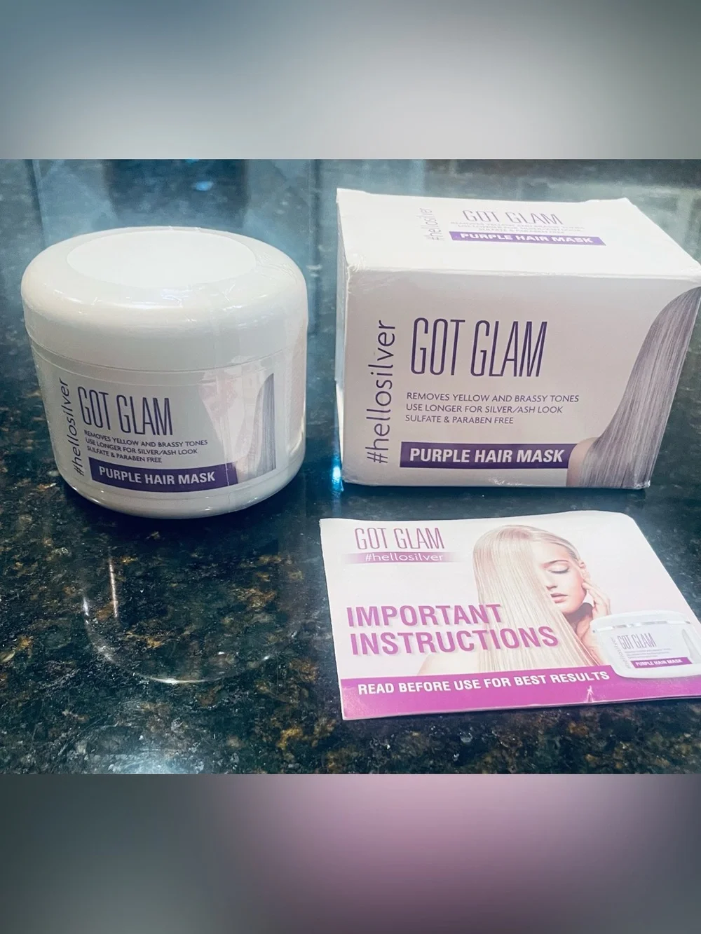 Got Glam (Bold Unique) Purple Hair Mask